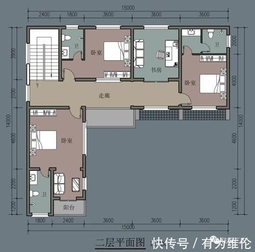 楼房|农村自建二层中式小院,堂屋和客厅独立,4大卧室还有书房,真不错