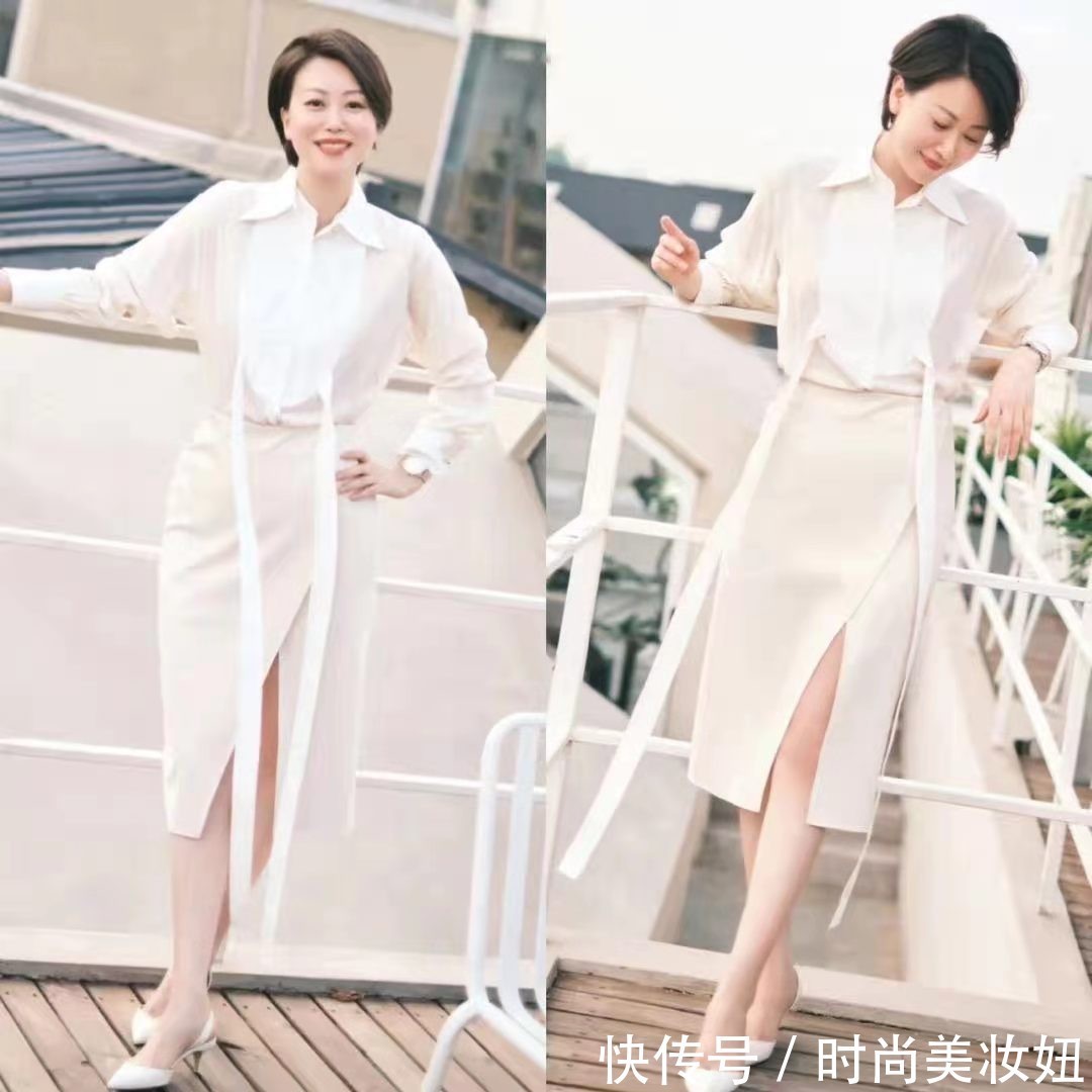 马甲|年过40岁无需刻意扮嫩，简约精致的穿搭更显气质，优雅又知性