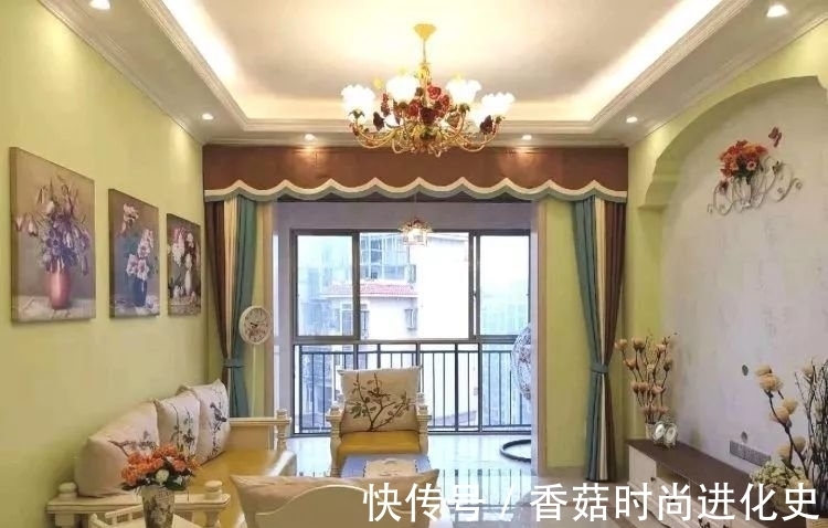 墙纸|102㎡新房,采用最喜欢的美式风格,效果不奢华,却非常时尚温馨