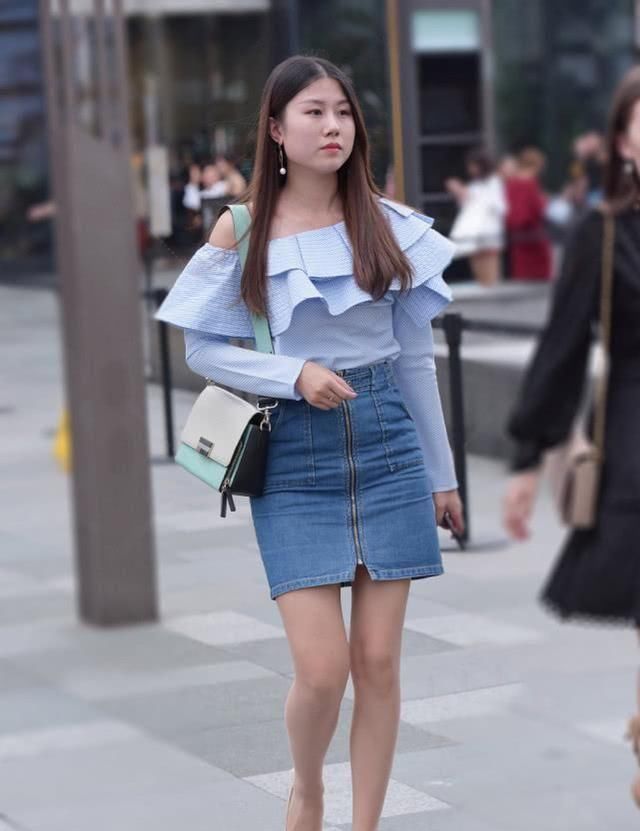 清凉|穿短裙的季节,选择清凉个性的牛仔裙,让造型轻松摆脱路人感