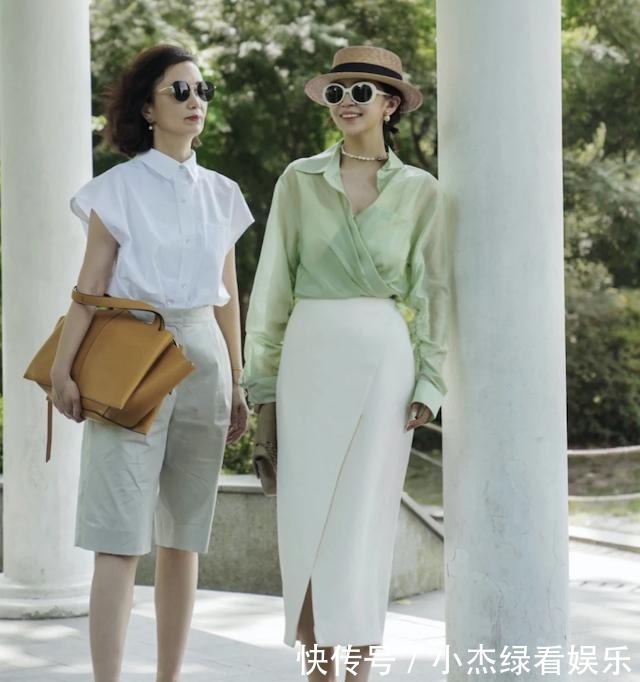 三木|学穿搭、跟三木,这对“神仙母女”的夏季穿搭,每一套都优雅高级