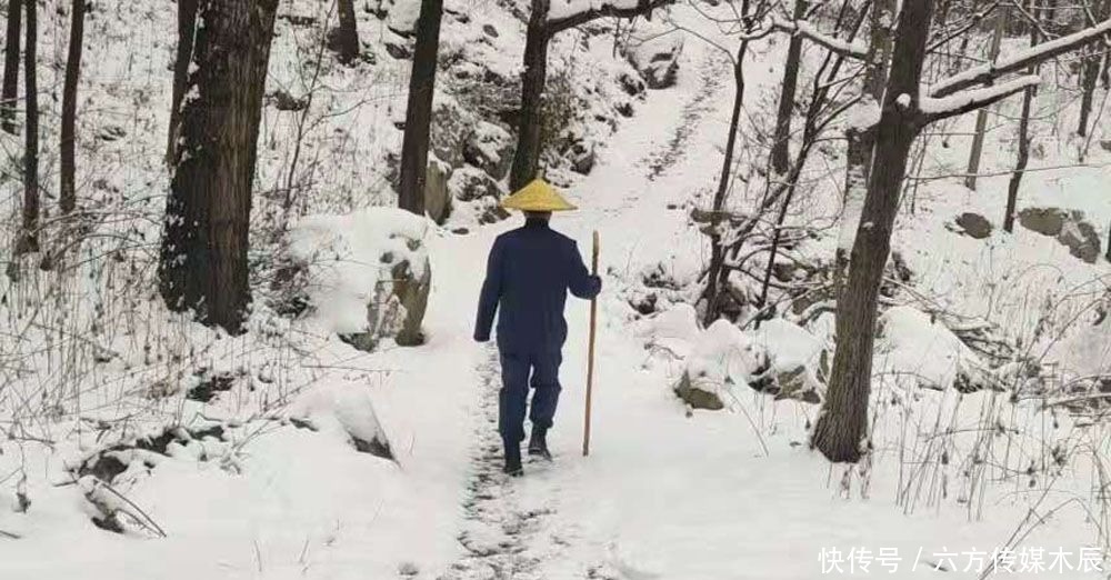 中年|秦岭终南山偶遇终南隐士和道长，零下二十度怎么过冬？最怕这件事