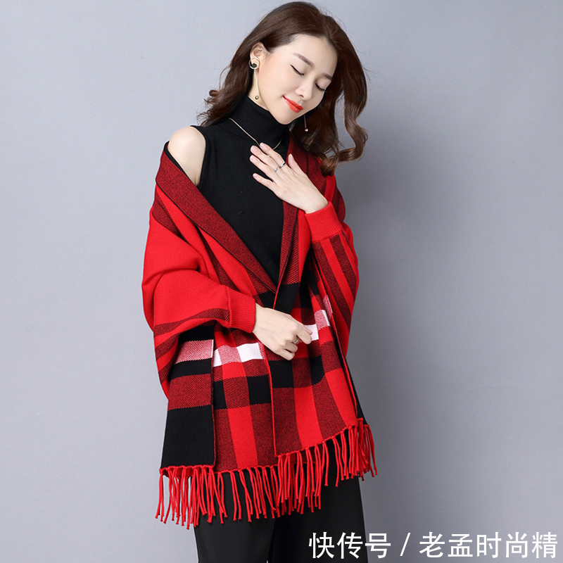 新款|穿衣要有小亮点!新款“欧式流苏斗篷”,一等一的美