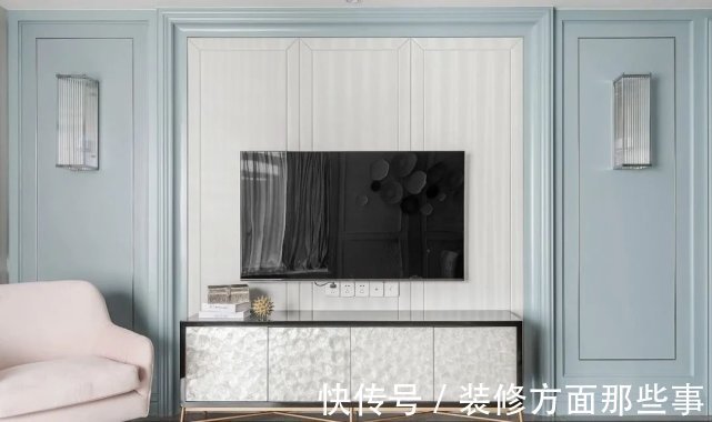 莫兰|120㎡轻奢美式风格装修,全屋莫兰迪色系给你一个温馨的家