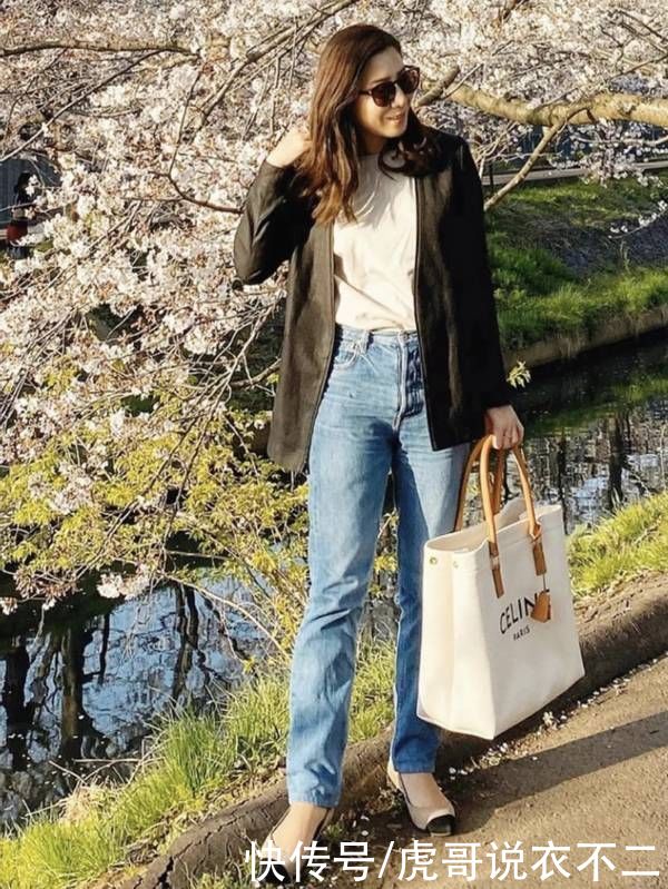 懂穿衣的日本40岁女人，早春最爱简约休闲风，尽显美丽与成熟