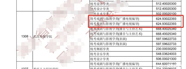 广州艺考：广东考生21年报考武汉传媒学院编导要多少分？其他省呢