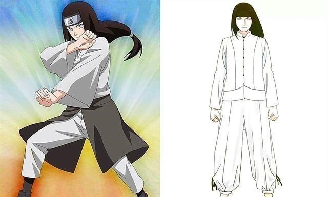 旗木卡卡西|忍者们换上武术服装后,雏田美若天仙,大蛇丸气质十足!