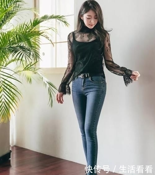 紧身牛仔裤,修身塑形,完美的比例分割,独到好处