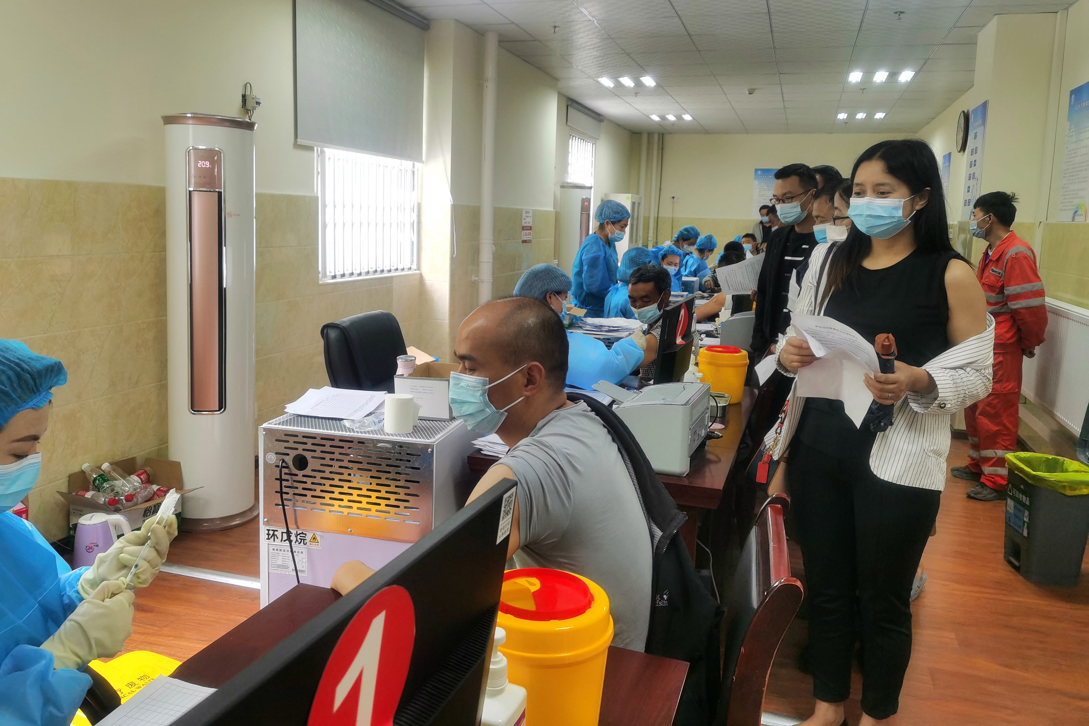 德尔塔|中国高原民众接种新冠肺炎疫苗