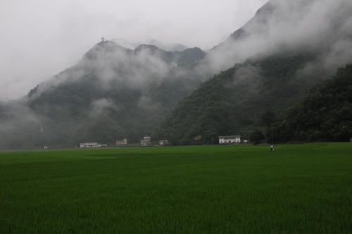 秘境|秦岭深处发现一个秘境小镇，到处青山绿水，人少景美好避暑！