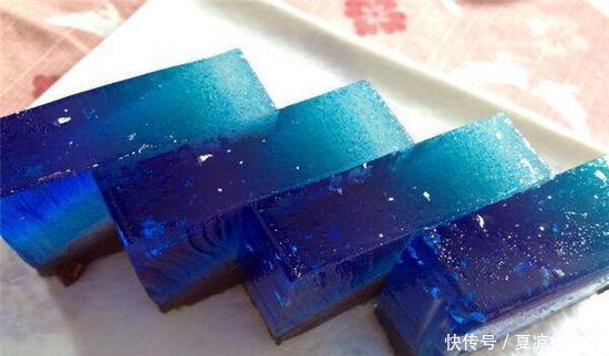 颜值|想要一片星空,这份高颜值的星空羊羹做到了,吃一口就爱上