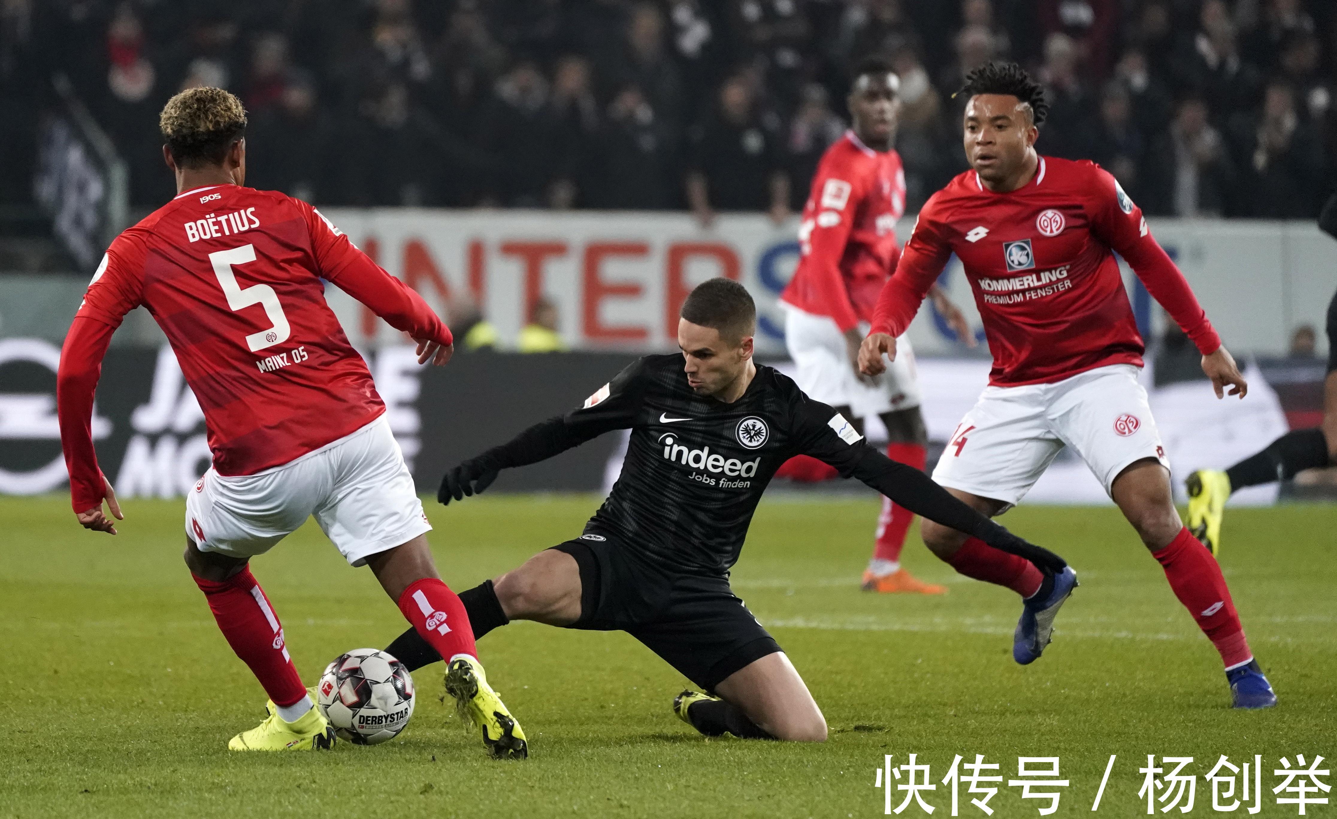 胜率|德甲前瞻:美因茨客战法兰克福,主队过往6次交手仅一胜