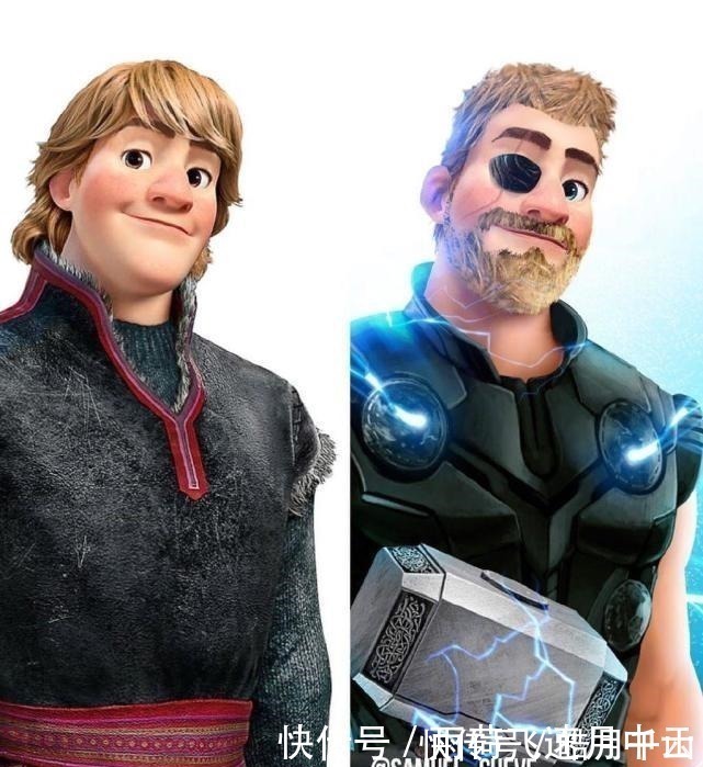 艾莎|当《冰雪奇缘》遇上《复仇者联盟》,艾莎变身“惊奇队长”无压力!