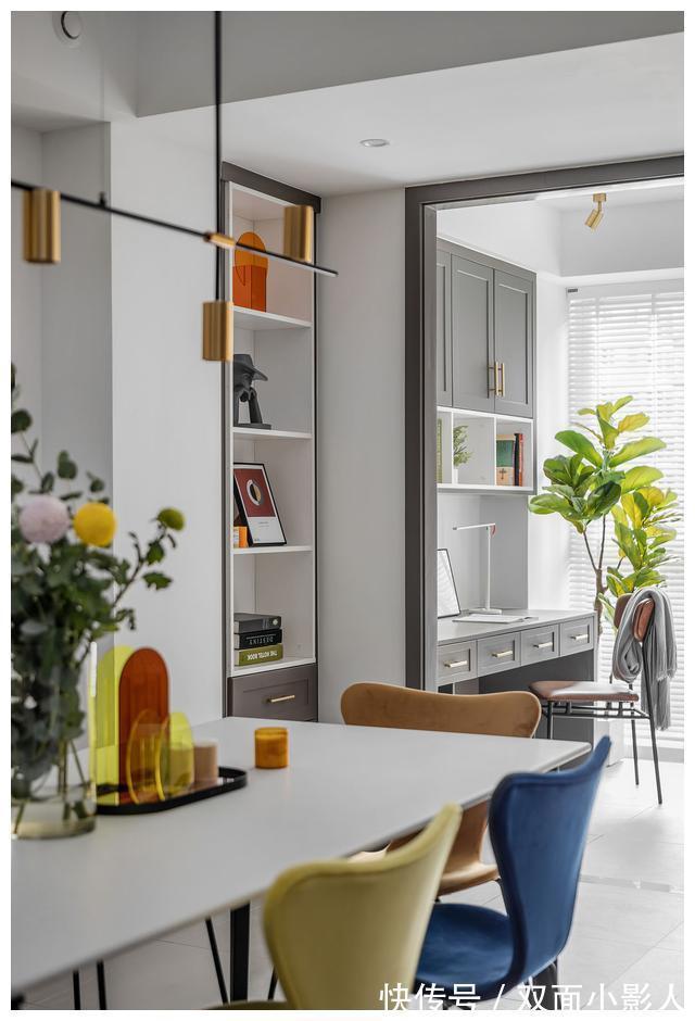 质感|爆改48㎡老破学区房,大餐厅、三个卧室、阳光书房,质感超级赞!