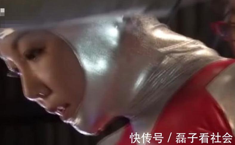 迪迦奥特曼|奥特曼拍完戏后脱下头盔,扮演者竟是位大美女