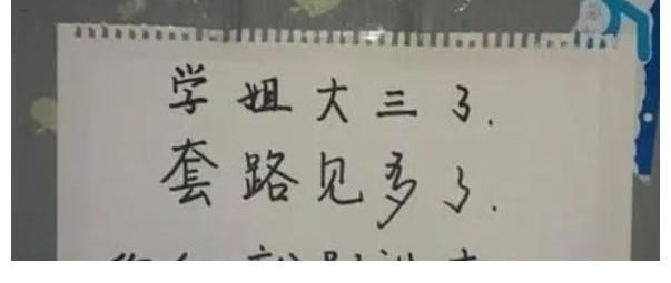 |大一新生们即将开始大学生活,学长学姐的“搞笑标语”不妨学起来