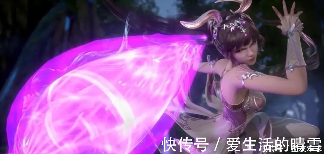 动画|斗罗大陆:小舞头发“染个色”,这样子的小舞有种别样美