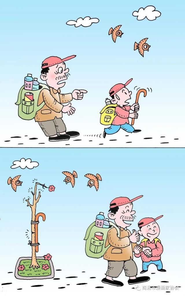 儿童|张红彦儿童漫画作品欣赏