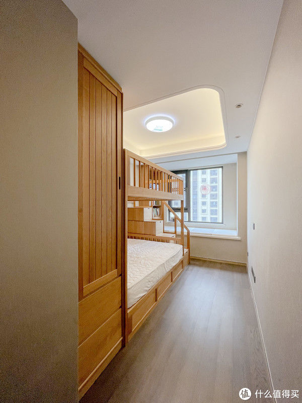 书房|8㎡书房两面书墙,9㎡儿童房上下铺衣柜,小空间利用典范!