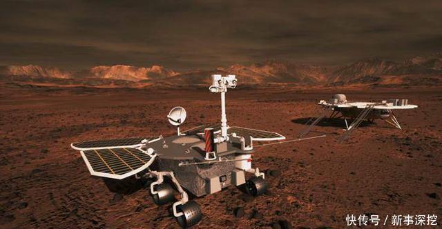 太阳翼 3亿公里外，祝融号传回火星照片，火星车太阳翼、天线清晰可见！