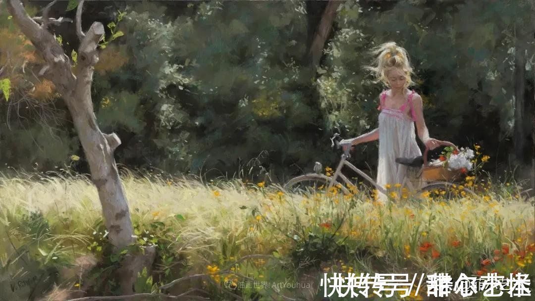 罗梅罗!婀娜多姿,美丽动人~西班牙画家维森特·罗梅罗·雷东多油画欣赏
