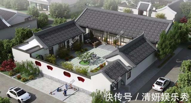 平面|2021年农村建房子，推荐这15套中式小院，造价便宜还实用