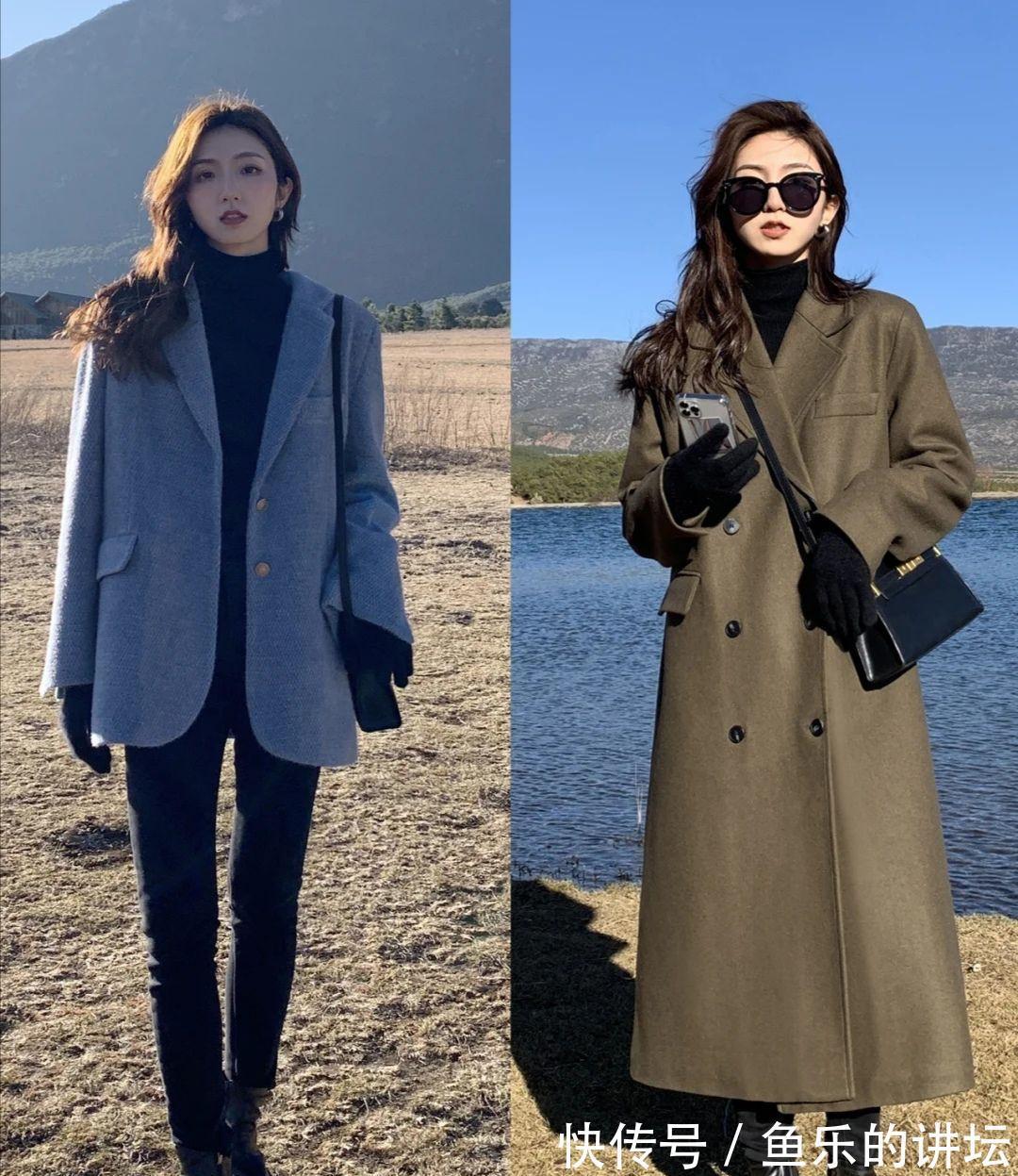 靴子 今冬大衣流行“过腰不过脚踝”!这样穿搭走路带风,气场更足