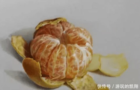 小哥|美术生用铅笔挑战画桔子，成品以假乱真让人叹服：别拿真桔子骗我