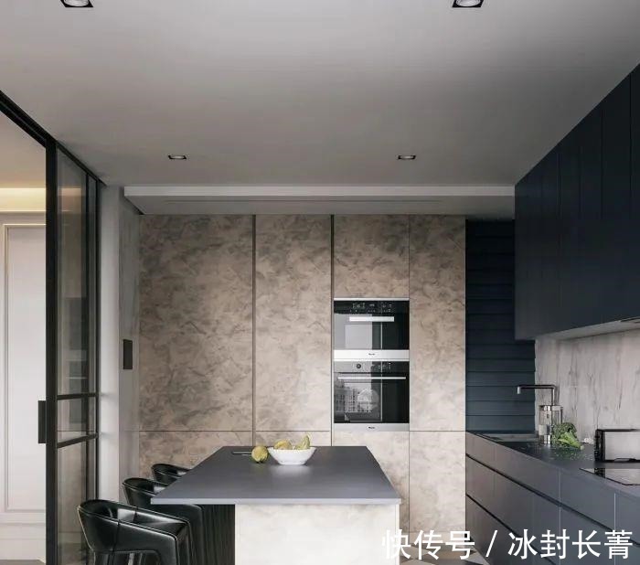 饱和度|小夫妻用莫兰迪色+现代简约风格，让两室一厅舒适又颜高！