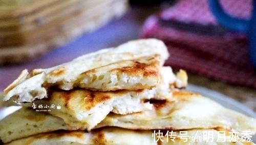 烙饼|早餐饼，热吃暄软，凉了香甜，软乎乎，手不沾面，4分钟烙8个