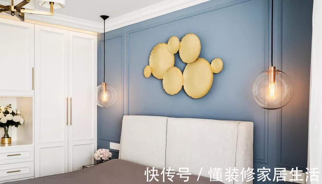 吊灯|越来越多人不吊顶,全屋只走一圈石膏线,完工照样漂亮极了!晒晒