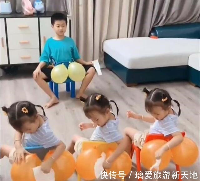 宝宝|“操心哥哥”火了,3个妹妹即将上幼儿园,哥哥提前传授实用技能