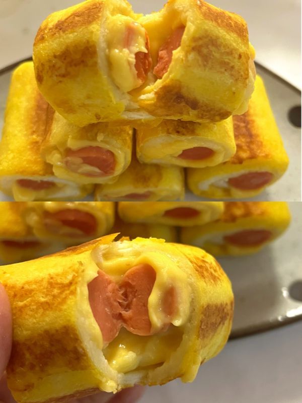 火腿芝士吐司卷