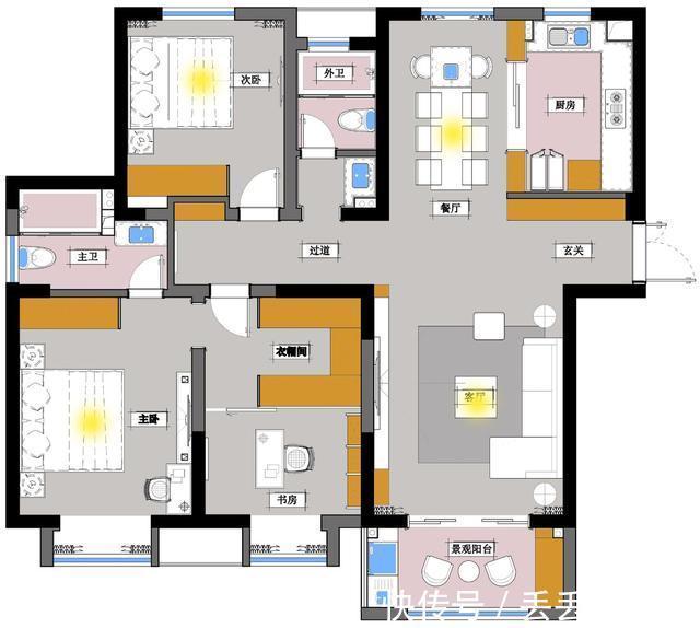 衣帽间|妻子灵机一动,非要在厨房两侧打柜子,起初不解,完工才知太高明