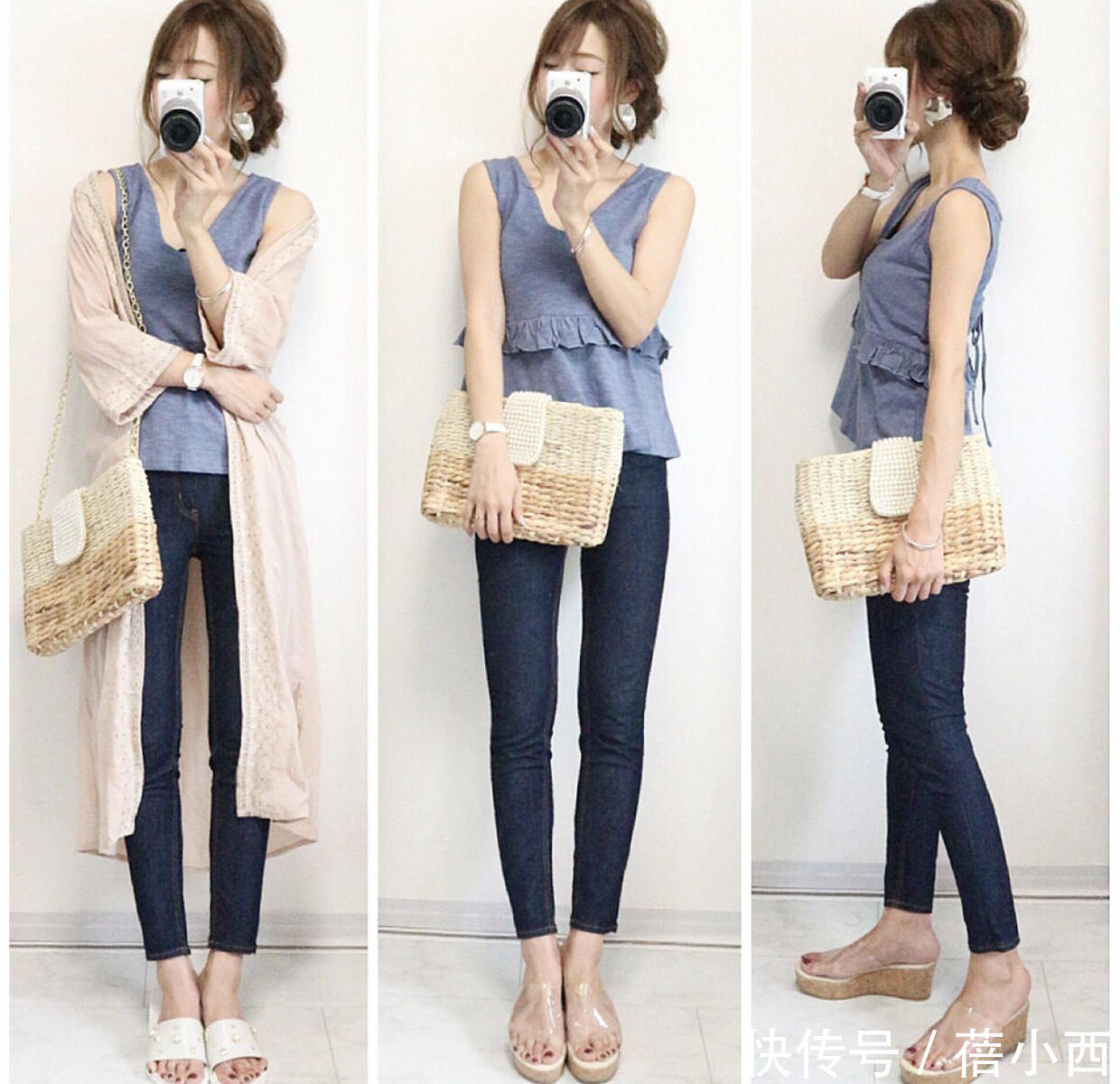 简约|小个子女生不要“复杂”更不能“随便”,来学日本博主的简约搭配