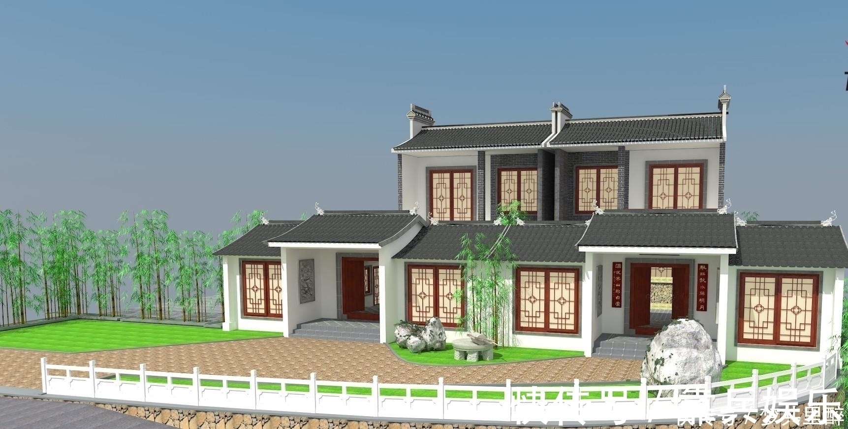 仿古|从砖雕大门的挂件装饰了解中国中式仿古院子