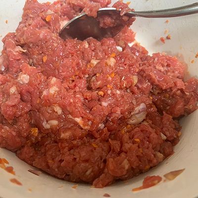 橄榄油|自制爆汁牛肉饼