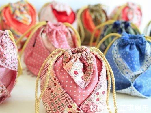 束口袋也能这么美,旧衣服就能做!旧物改造DIY手工布艺附教程
