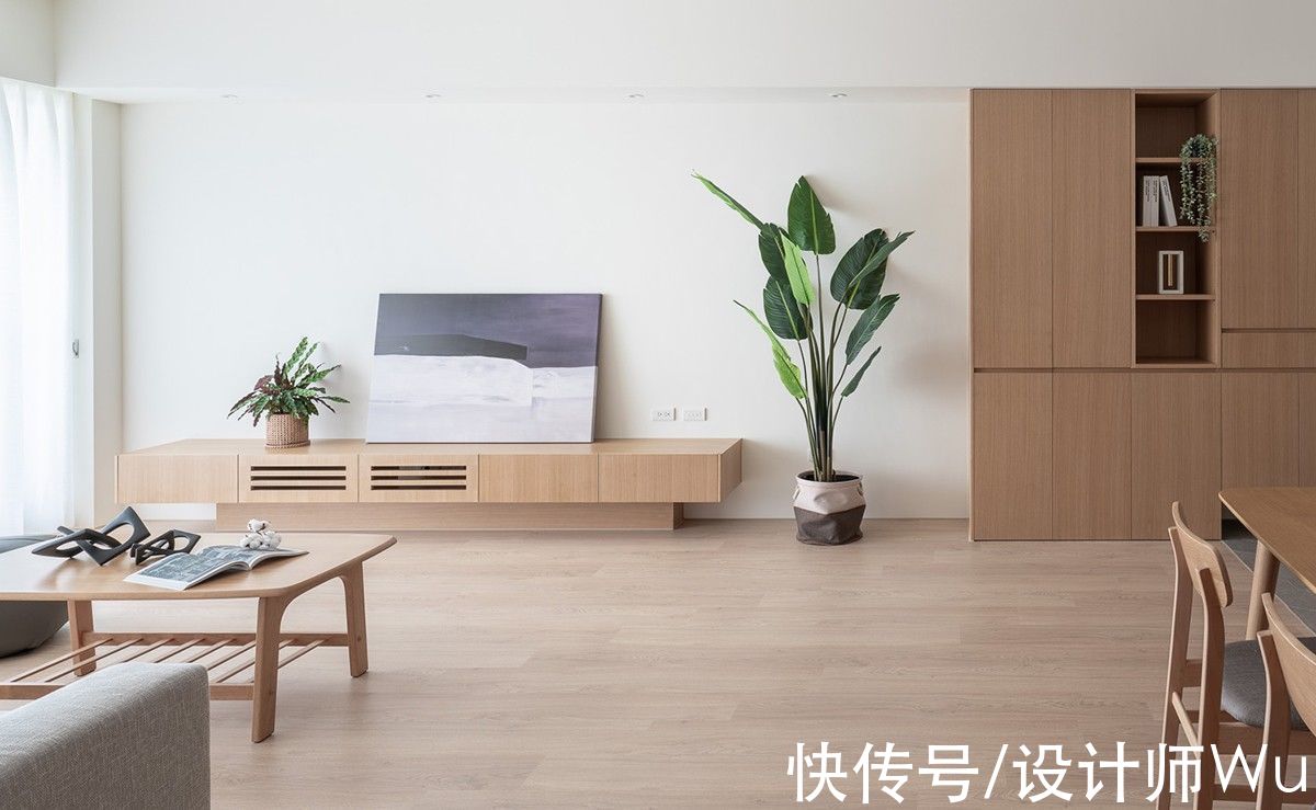 全室|扬州110㎡轻暖无印风住宅，以留白收藏生活风景