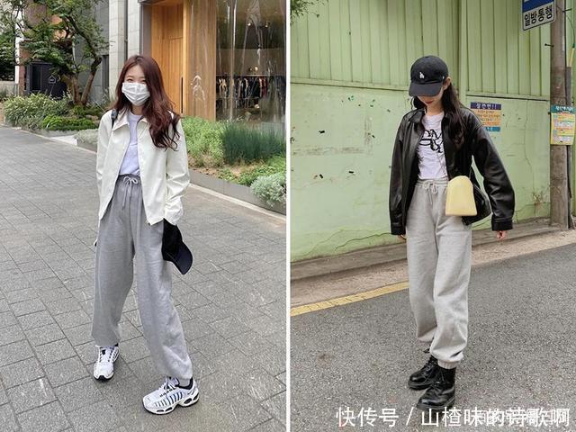 运动裤|今冬火了一种搭配,叫“外套+运动裤”,暖和又时髦,太好穿了!