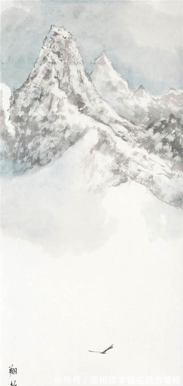 雾气|他画中清淡朦胧的杂林疏影、雾气山岚,给人一种简疏美和禅意美