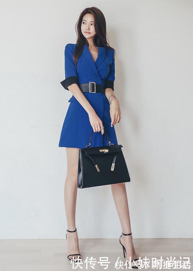 修饰|黑色的一字带高跟鞋,修饰脚型又具有职场“女神”的气场