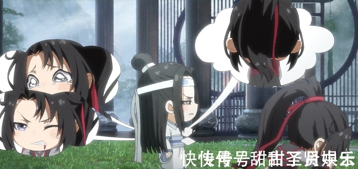 魏无羡@魔道祖师蓝忘机脑补被“三连击”,羡羡的大作,汪叽看到了