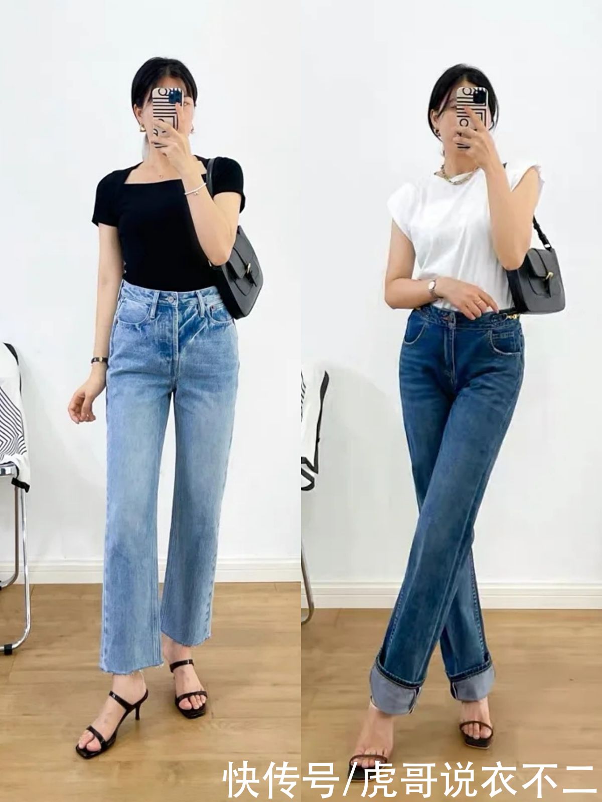 芭蕾舞鞋|微胖矮个女人穿牛仔裤时，配这几双鞋子更好看，舒适时髦还高级