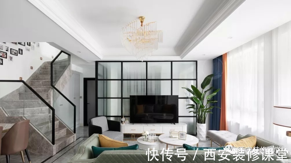 书房|电视墙砸墙或者玻璃,放大空间