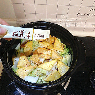 让人闻香止步的白菜豆腐煲,冬天常吃的菜