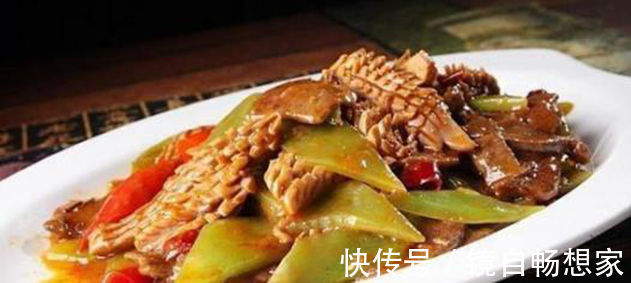 青笋片|美食看看肝腰合炒,凉拌猪腰,爆炒鱿鱼,韭香拐肉的做法