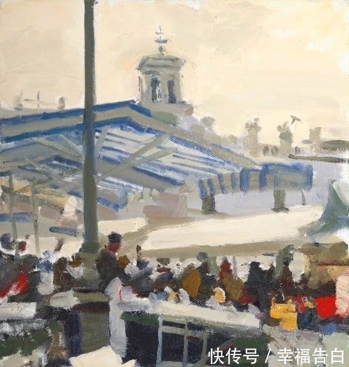 作品!英国画家 Ken Howard人物、风景作品集