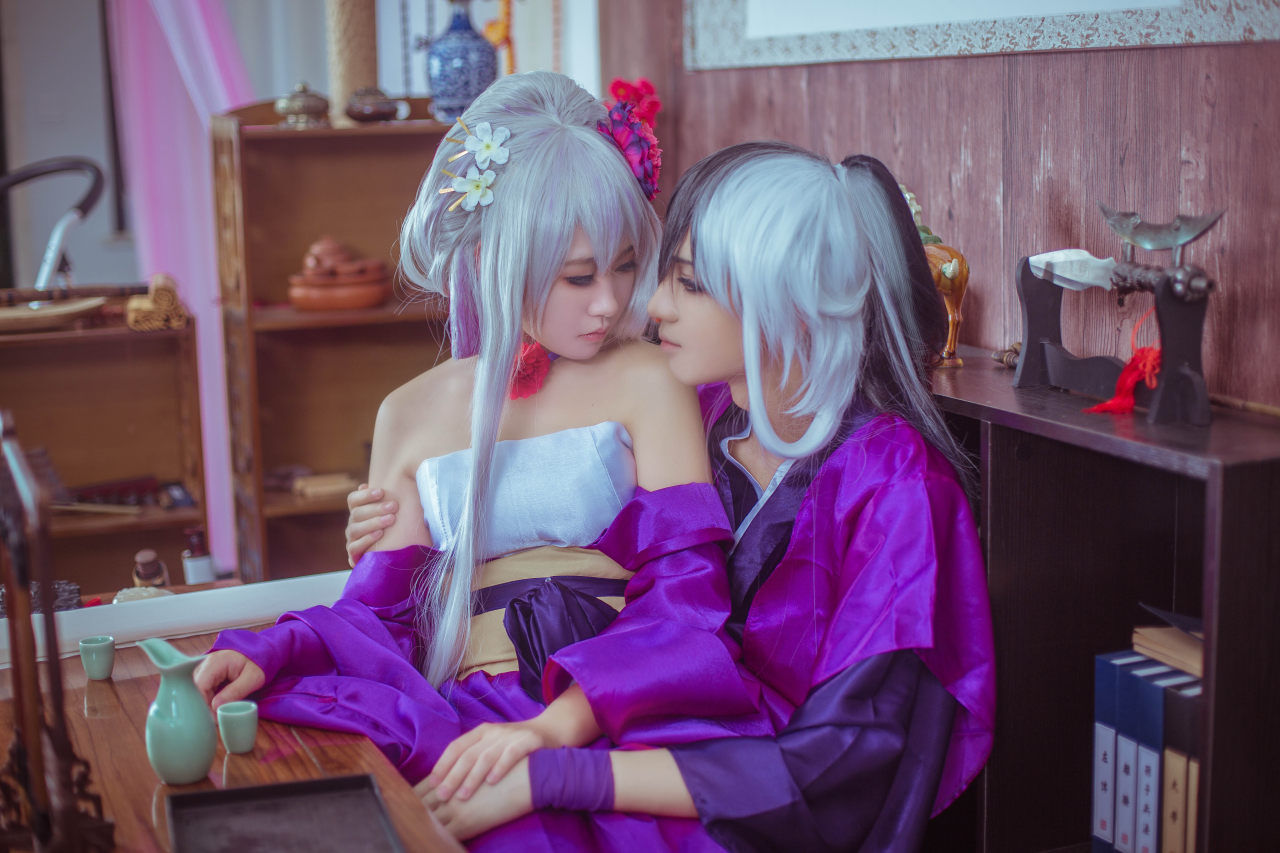 洛天依cosplay 三千世界鸦杀尽