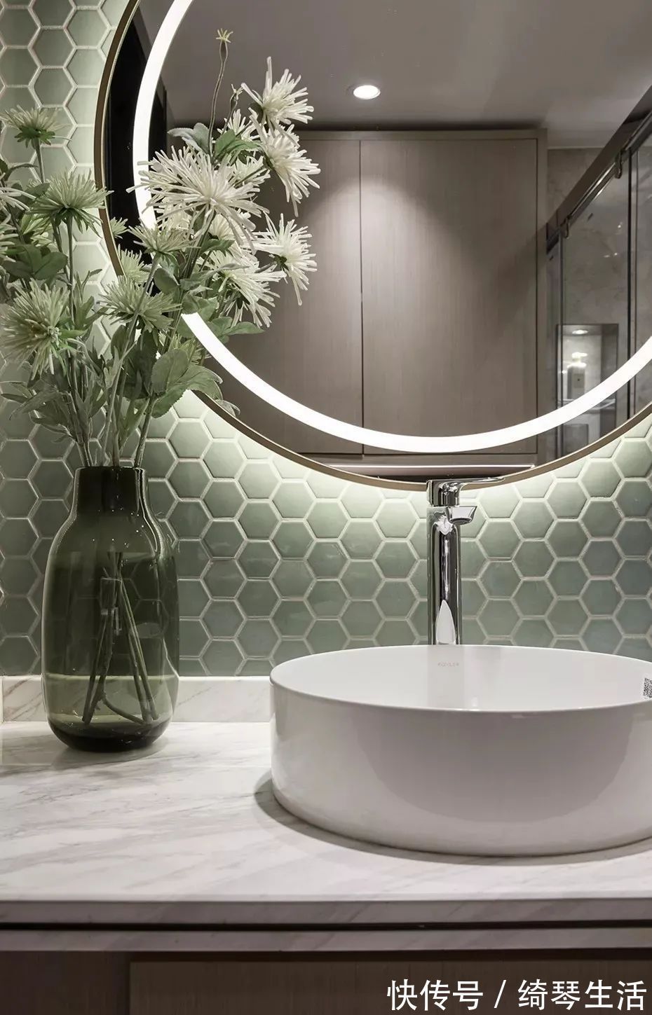 浪漫|89㎡现代简约,低饱和度的色彩,莫兰迪主义的浪漫